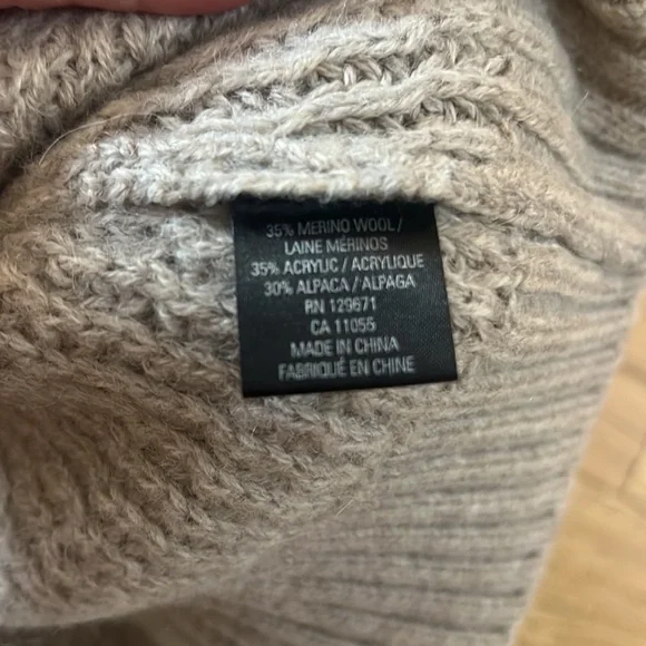 NWT Skull Cashmere half zip sweater - Picture 4 of 5